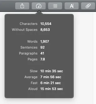 Script estimates