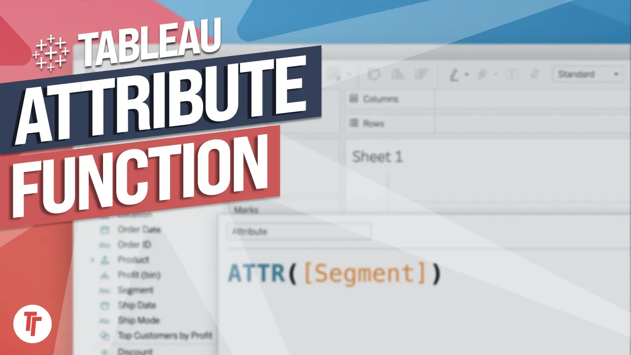 What is ATTR (...) aka Attribute function in Tableau?