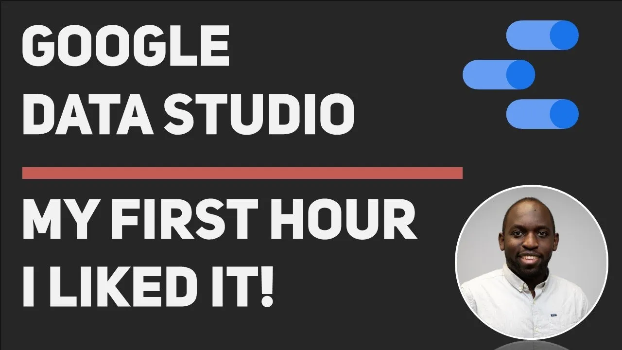 My first hour with Google Data Studio
