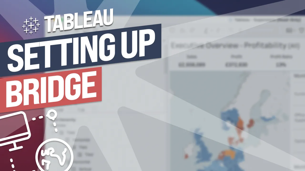 How to setup Tableau Bridge for static files with Tableau Online
