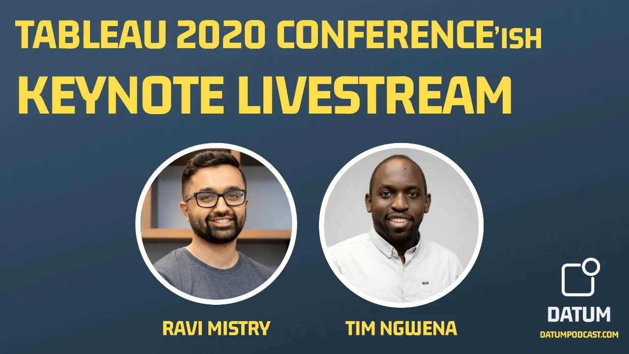 Tableau Conference-ish | Opening Keynote Livestream Watchalong 2020