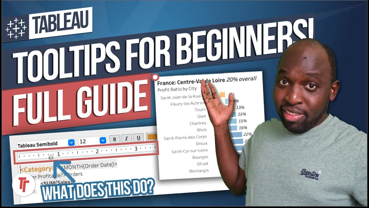 Tableau Tooltips - Full beginners guide including Viz in Tooltips.