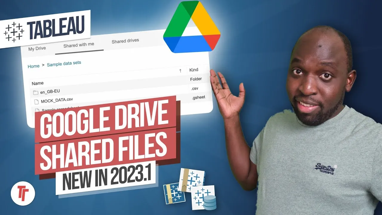 Google Drive Shared Files | New in tableau 2023.1