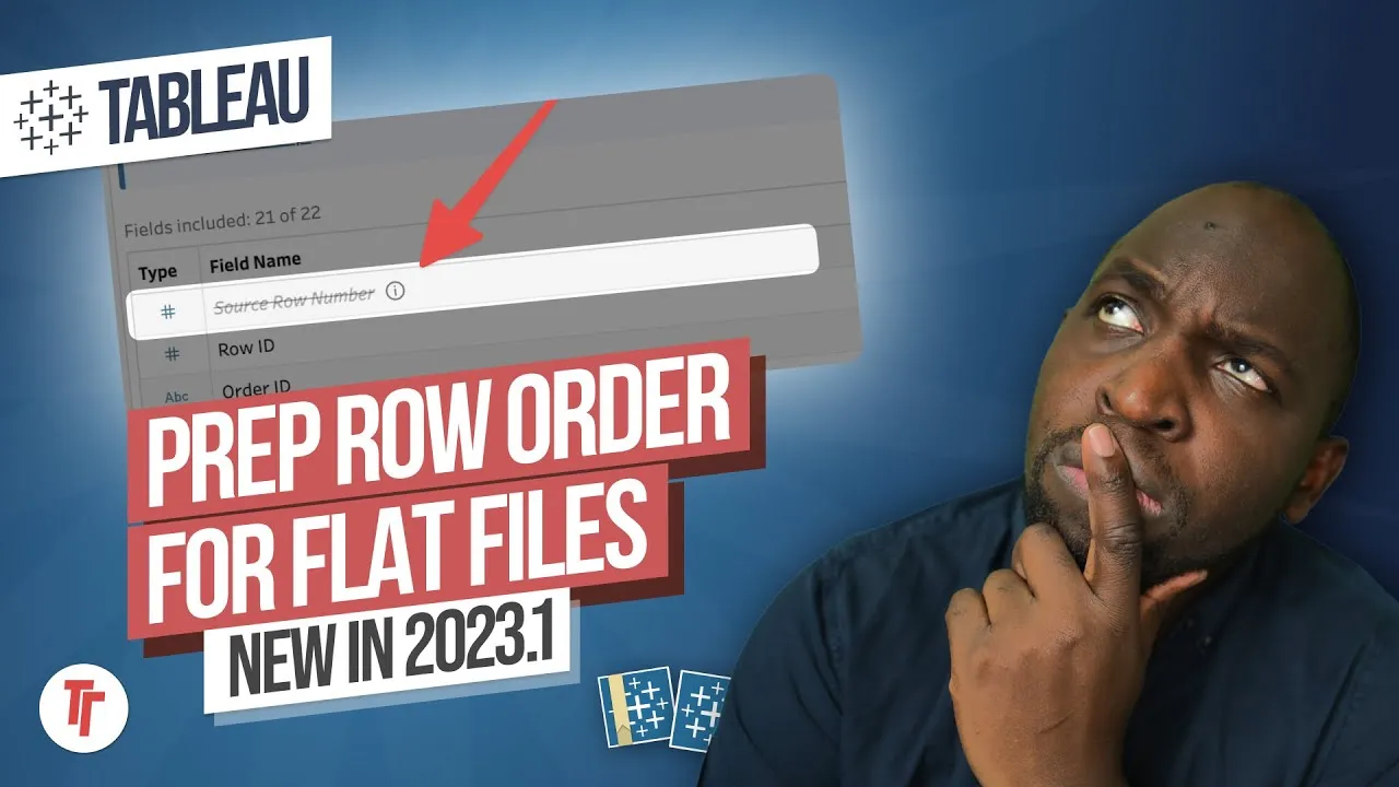Source row number in Tableau Prep | New in Tableau 2023.1
