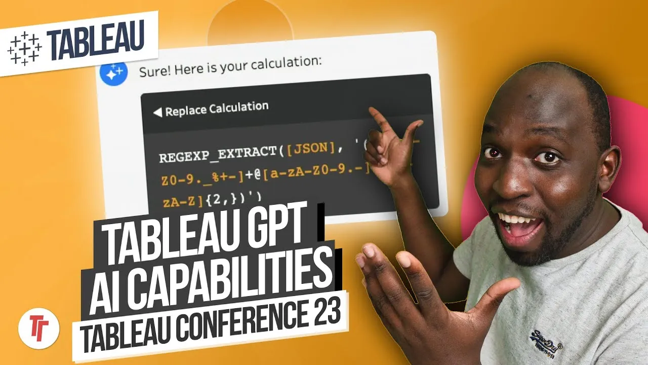 Tableau GPT - Ai in Tableau Prep, Tableau Pulse & more  | Announced at Tableau Conference 2023