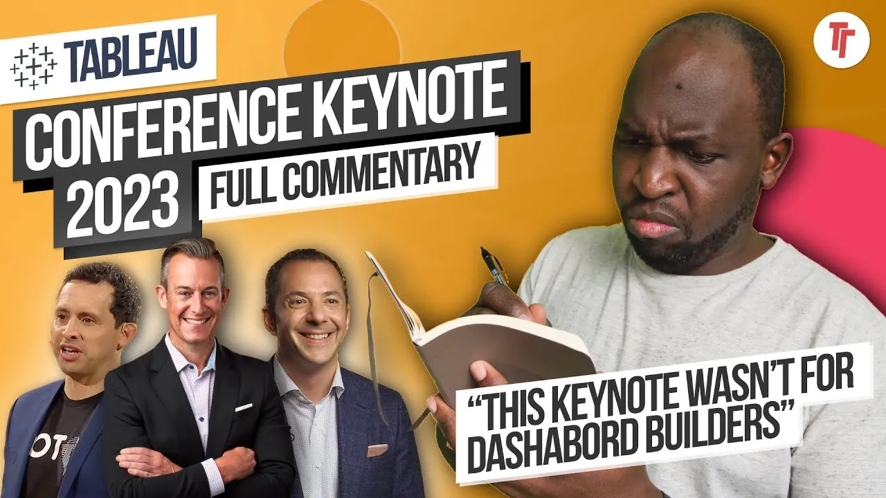 Tableau's core audience is changing | Tableau 2023 Keynote Full Commentary & Thoughts