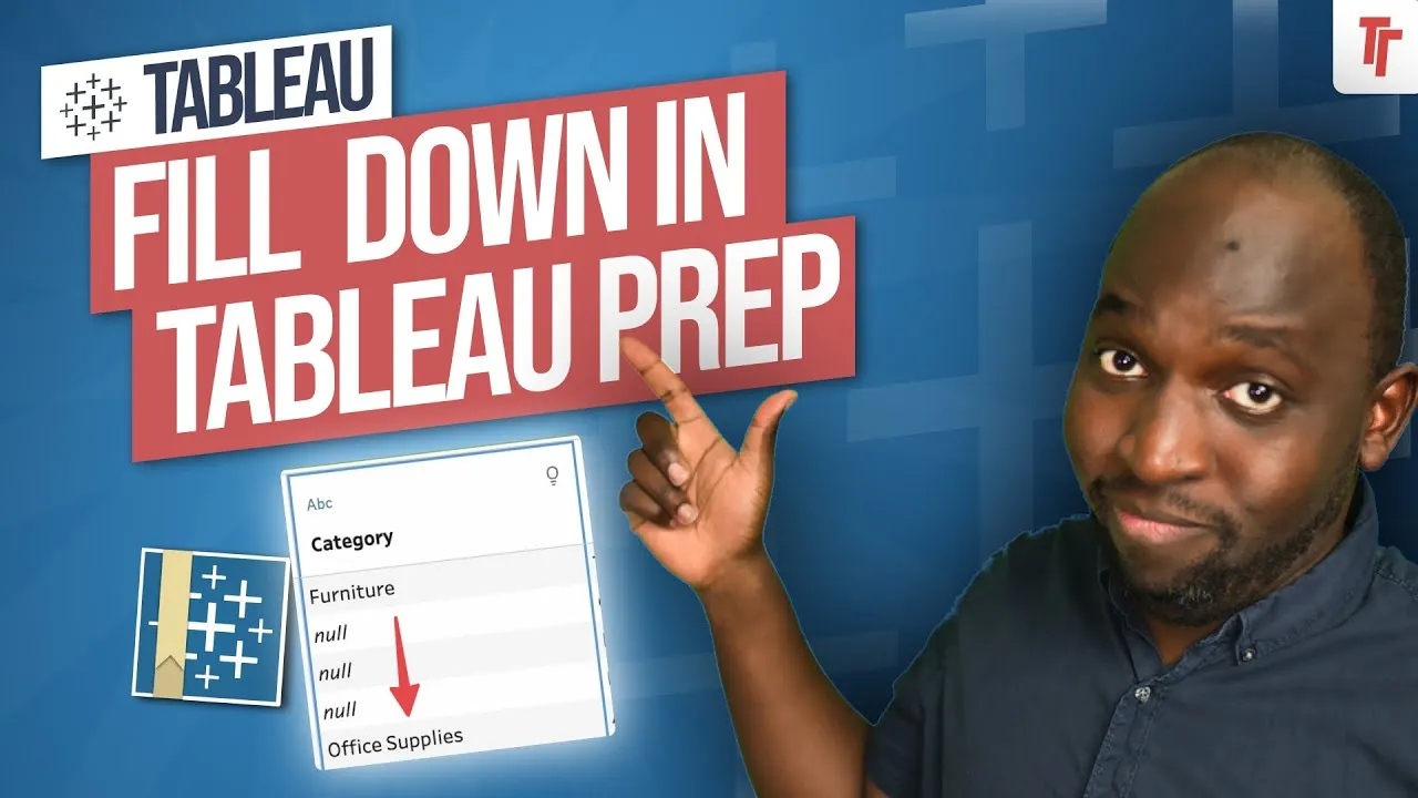 Fill Down in Tableau Prep | New in Tableau 2023.3