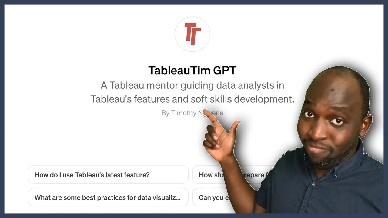 Building TableauTim GPT v1 : Part 1