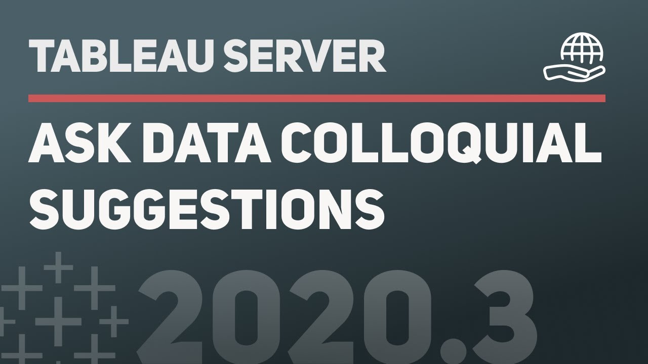 Ask data colloquial suggestions