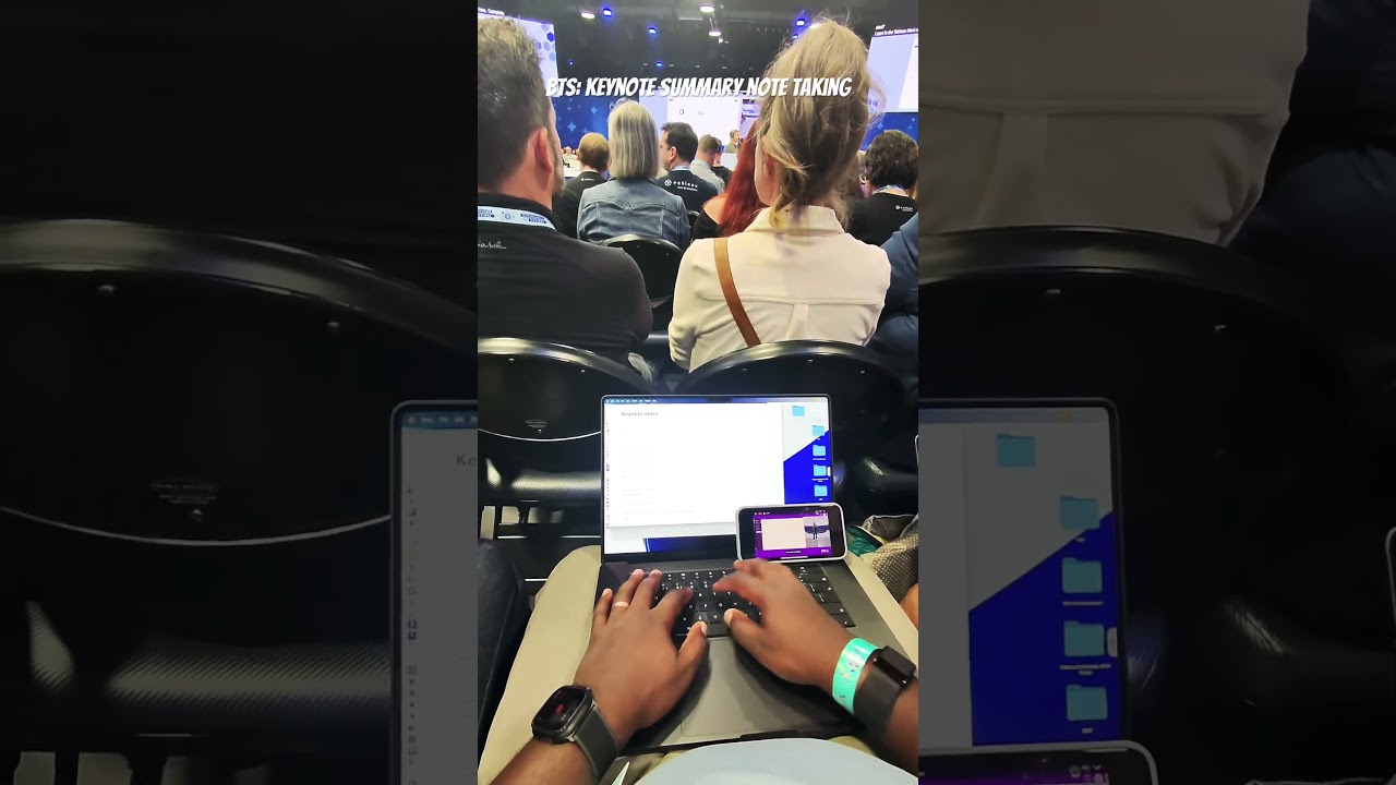Behind the scenes during the keynote #tc25 #tableau #salesforce