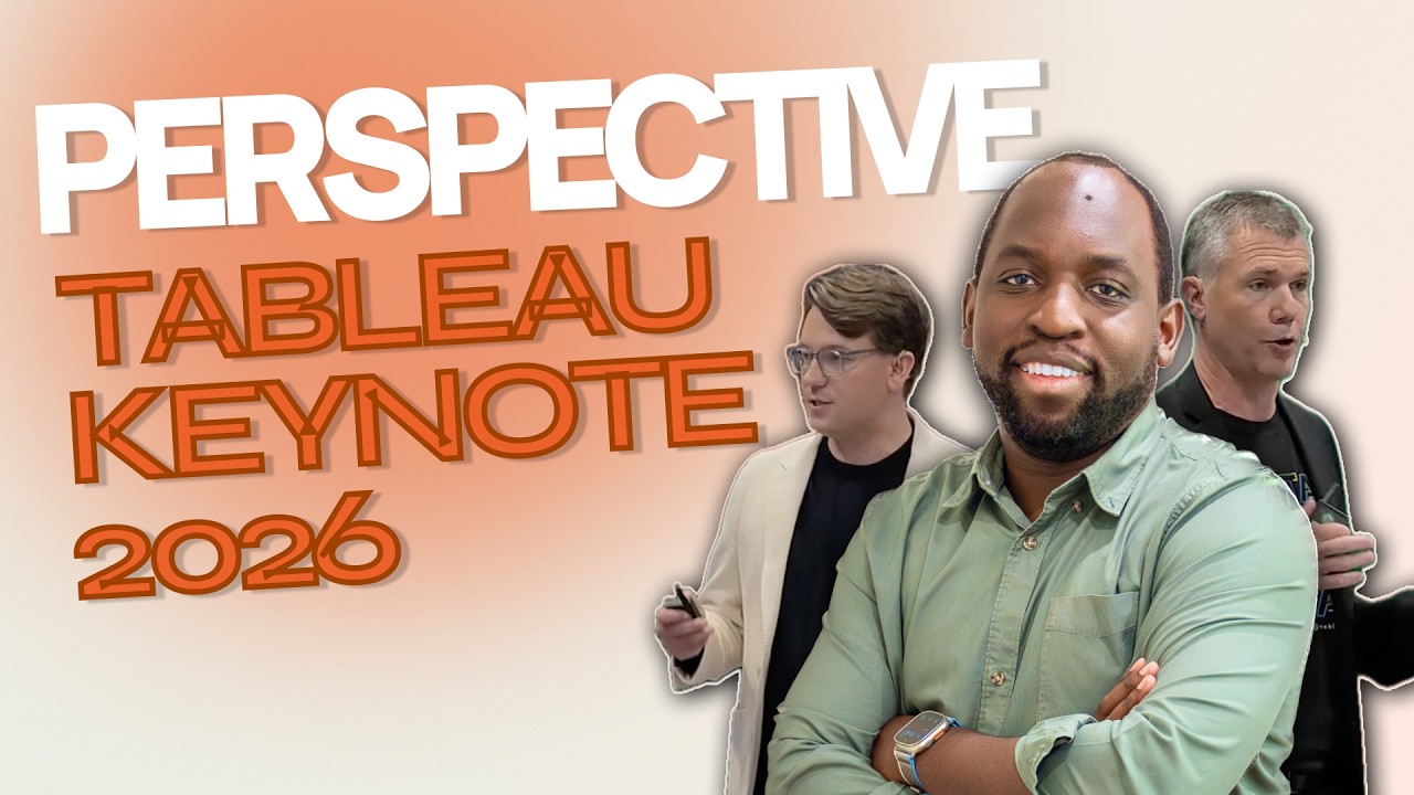Here's why I don't agree with you: Tableau Conference 2026