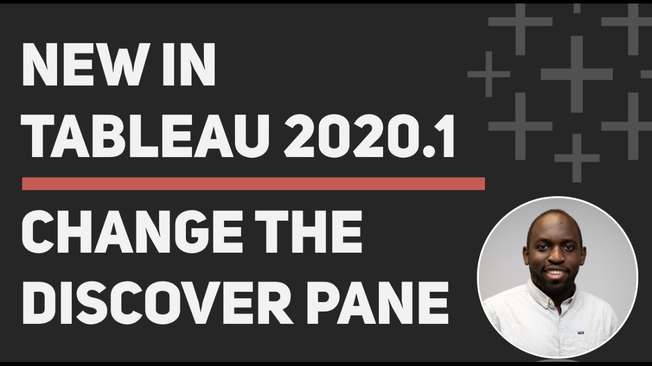 How to customise the discover pane post installation in Tableau Desktop 2020.1