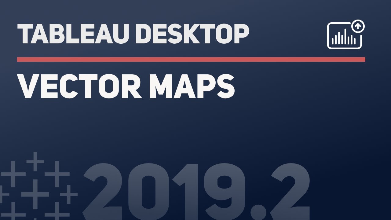 How to use Vector maps in Tableau Desktop 2019.2 and newer.