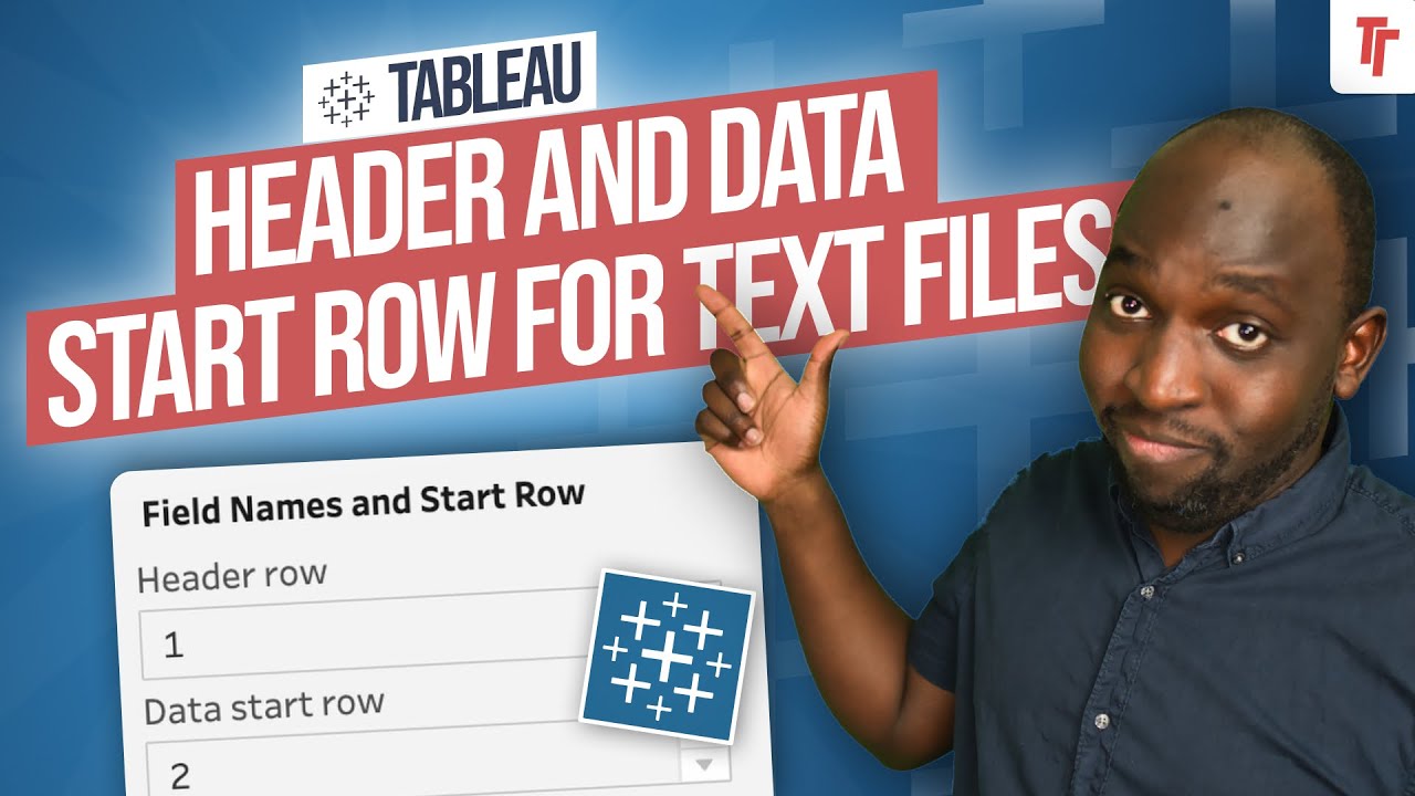 Set header and data start row for CSV/Text Files in Tableau Prep | New in tableau 2023.3